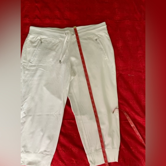 Lauren by Ralph Lauren White Capri Sweatpants Women Size XL - Picture 8 of 9